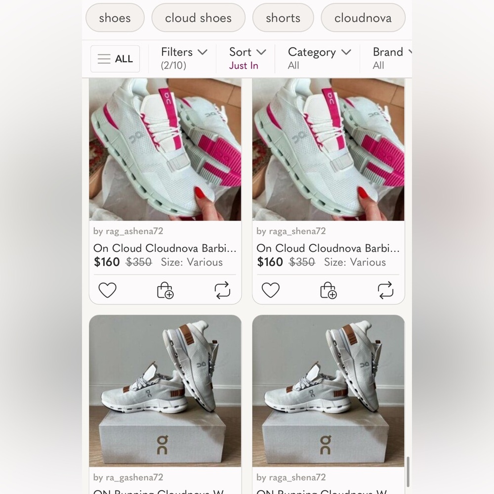 Be aware! Fake ON RUNNING SHOES
